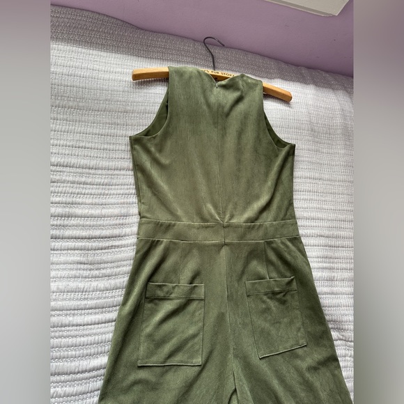 Banana Republic Suede Green Jumpsuit - Picture 4 of 5